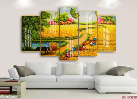 Bộ 5 Tranh Ghép Đẹp, Sang | Tranh Ngọc Việt - Đắk Lắk | Tranh Ngọc Việt - Xưởng Tranh Đẹp Buôn Ma Thuột (BMT) DakLak