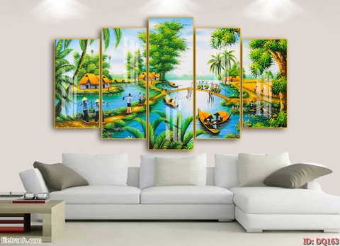 Bộ 5 Tranh Ghép Đẹp, Sang | Tranh Ngọc Việt - Đắk Lắk | Tranh Ngọc Việt - Xưởng Tranh Đẹp Buôn Ma Thuột (BMT) DakLak