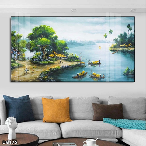 Tranh Phong Cảnh Đồng Quê | Tranh Ngọc Việt - Đắk Lắk | Tranh Ngọc Việt - Xưởng Tranh Đẹp Buôn Ma Thuột (BMT) DakLak