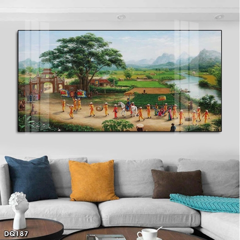 Tranh Phong Cảnh Đồng Quê | Tranh Ngọc Việt - Đắk Lắk | Tranh Ngọc Việt - Xưởng Tranh Đẹp Buôn Ma Thuột (BMT) DakLak