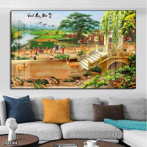 Tranh Phong Cảnh Đồng Quê | Tranh Ngọc Việt - Đắk Lắk | Tranh Ngọc Việt - Xưởng Tranh Đẹp Buôn Ma Thuột (BMT) DakLak