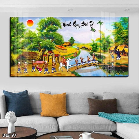 Tranh Phong Cảnh Đồng Quê | Tranh Ngọc Việt - Đắk Lắk | Tranh Ngọc Việt - Xưởng Tranh Đẹp Buôn Ma Thuột (BMT) DakLak