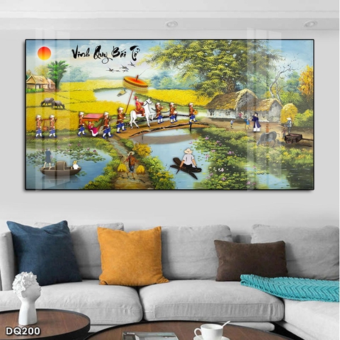 Tranh Phong Cảnh Đồng Quê | Tranh Ngọc Việt - Đắk Lắk | Tranh Ngọc Việt - Xưởng Tranh Đẹp Buôn Ma Thuột (BMT) DakLak