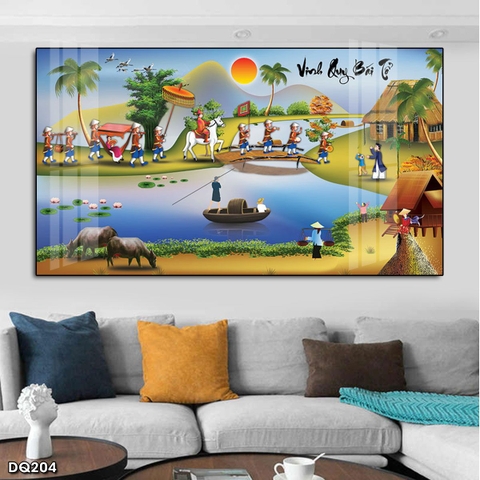 Tranh Phong Cảnh Đồng Quê | Tranh Ngọc Việt - Đắk Lắk | Tranh Ngọc Việt - Xưởng Tranh Đẹp Buôn Ma Thuột (BMT) DakLak