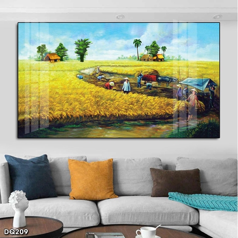 Tranh Phong Cảnh Đồng Quê | Tranh Ngọc Việt - Đắk Lắk | Tranh Ngọc Việt - Xưởng Tranh Đẹp Buôn Ma Thuột (BMT) DakLak