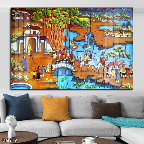 Tranh Phong Cảnh Đồng Quê | Tranh Ngọc Việt - Đắk Lắk | Tranh Ngọc Việt - Xưởng Tranh Đẹp Buôn Ma Thuột (BMT) DakLak