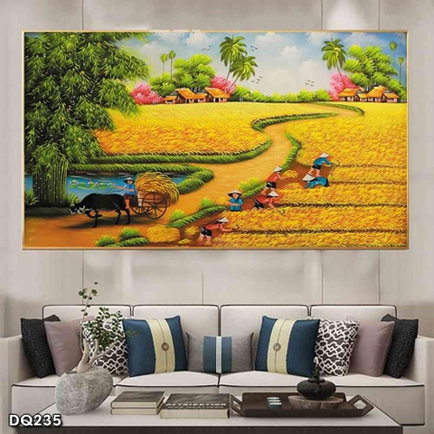 Tranh Phong Cảnh Đồng Quê | Tranh Ngọc Việt - Đắk Lắk | Tranh Ngọc Việt - Xưởng Tranh Đẹp Buôn Ma Thuột (BMT) DakLak