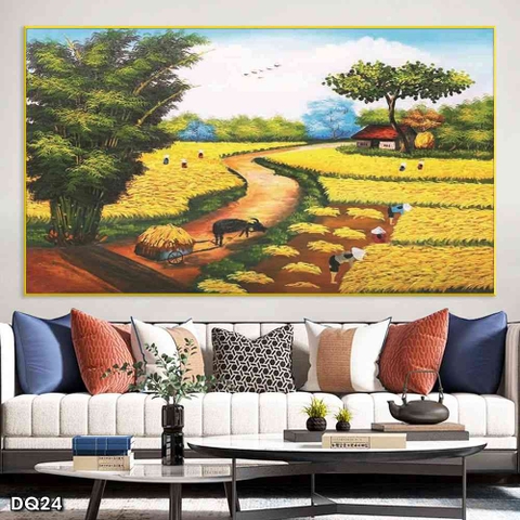 Tranh Phong Cảnh Đồng Quê | Tranh Ngọc Việt - Đắk Lắk | Tranh Ngọc Việt - Xưởng Tranh Đẹp Buôn Ma Thuột (BMT) DakLak