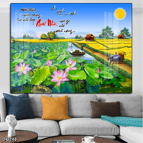 Tranh Phong Cảnh Đồng Quê | Tranh Ngọc Việt - Đắk Lắk | Tranh Ngọc Việt - Xưởng Tranh Đẹp Buôn Ma Thuột (BMT) DakLak