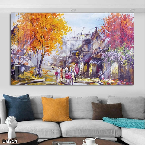 Tranh Phong Cảnh Đồng Quê | Tranh Ngọc Việt - Đắk Lắk | Tranh Ngọc Việt - Xưởng Tranh Đẹp Buôn Ma Thuột (BMT) DakLak