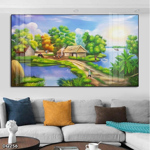 Tranh Phong Cảnh Đồng Quê | Tranh Ngọc Việt - Đắk Lắk | Tranh Ngọc Việt - Xưởng Tranh Đẹp Buôn Ma Thuột (BMT) DakLak