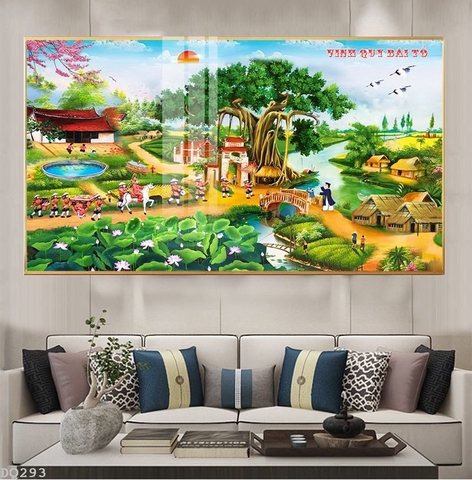 Tranh Phong Cảnh Đồng Quê | Tranh Ngọc Việt - Đắk Lắk | Tranh Ngọc Việt - Xưởng Tranh Đẹp Buôn Ma Thuột (BMT) DakLak
