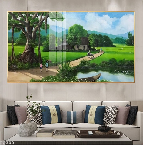 Tranh Phong Cảnh Đồng Quê | Tranh Ngọc Việt - Đắk Lắk | Tranh Ngọc Việt - Xưởng Tranh Đẹp Buôn Ma Thuột (BMT) DakLak