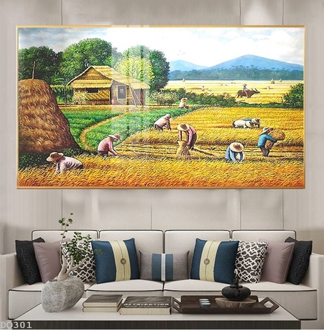 Tranh Phong Cảnh Đồng Quê | Tranh Ngọc Việt - Đắk Lắk | Tranh Ngọc Việt - Xưởng Tranh Đẹp Buôn Ma Thuột (BMT) DakLak