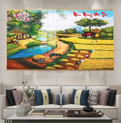Tranh Phong Cảnh Đồng Quê | Tranh Ngọc Việt - Đắk Lắk | Tranh Ngọc Việt - Xưởng Tranh Đẹp Buôn Ma Thuột (BMT) DakLak