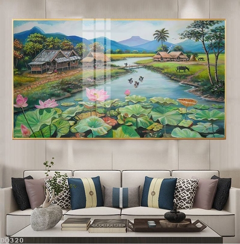 Tranh Phong Cảnh Đồng Quê | Tranh Ngọc Việt - Đắk Lắk | Tranh Ngọc Việt - Xưởng Tranh Đẹp Buôn Ma Thuột (BMT) DakLak