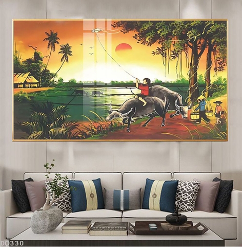 Tranh Phong Cảnh Đồng Quê | Tranh Ngọc Việt - Đắk Lắk | Tranh Ngọc Việt - Xưởng Tranh Đẹp Buôn Ma Thuột (BMT) DakLak