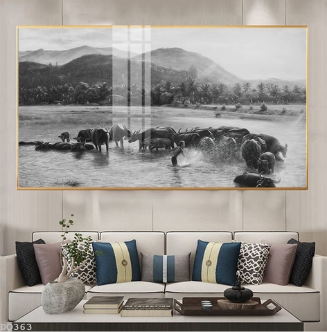 Tranh Phong Cảnh Đồng Quê | Tranh Ngọc Việt - Đắk Lắk | Tranh Ngọc Việt - Xưởng Tranh Đẹp Buôn Ma Thuột (BMT) DakLak