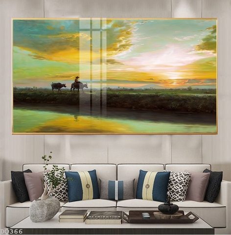 Tranh Phong Cảnh Đồng Quê | Tranh Ngọc Việt - Đắk Lắk | Tranh Ngọc Việt - Xưởng Tranh Đẹp Buôn Ma Thuột (BMT) DakLak