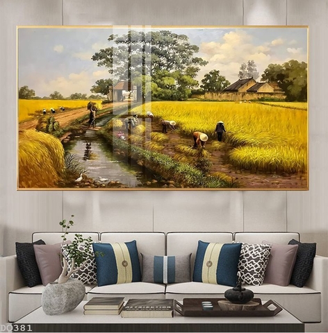 Tranh Phong Cảnh Đồng Quê | Tranh Ngọc Việt - Đắk Lắk | Tranh Ngọc Việt - Xưởng Tranh Đẹp Buôn Ma Thuột (BMT) DakLak