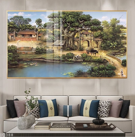 Tranh Phong Cảnh Đồng Quê | Tranh Ngọc Việt - Đắk Lắk | Tranh Ngọc Việt - Xưởng Tranh Đẹp Buôn Ma Thuột (BMT) DakLak