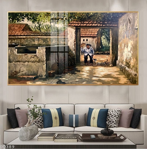 Tranh Phong Cảnh Đồng Quê | Tranh Ngọc Việt - Đắk Lắk | Tranh Ngọc Việt - Xưởng Tranh Đẹp Buôn Ma Thuột (BMT) DakLak