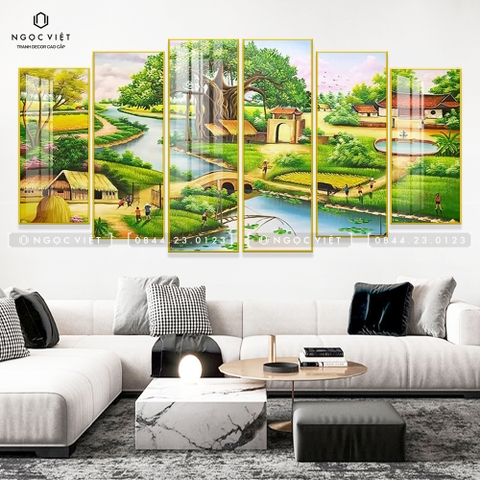 Bộ 6 Tranh Mới Đẹp | Tranh Ngọc Việt - Đắk Lắk | Tranh Ngọc Việt - Xưởng Tranh Đẹp Buôn Ma Thuột (BMT) DakLak