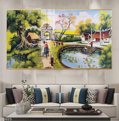 Tranh Phong Cảnh Đồng Quê | Tranh Ngọc Việt - Đắk Lắk | Tranh Ngọc Việt - Xưởng Tranh Đẹp Buôn Ma Thuột (BMT) DakLak