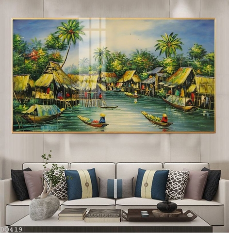 Tranh Phong Cảnh Đồng Quê | Tranh Ngọc Việt - Đắk Lắk | Tranh Ngọc Việt - Xưởng Tranh Đẹp Buôn Ma Thuột (BMT) DakLak