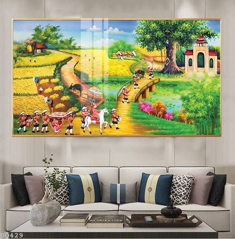 Tranh Phong Cảnh Đồng Quê | Tranh Ngọc Việt - Đắk Lắk | Tranh Ngọc Việt - Xưởng Tranh Đẹp Buôn Ma Thuột (BMT) DakLak