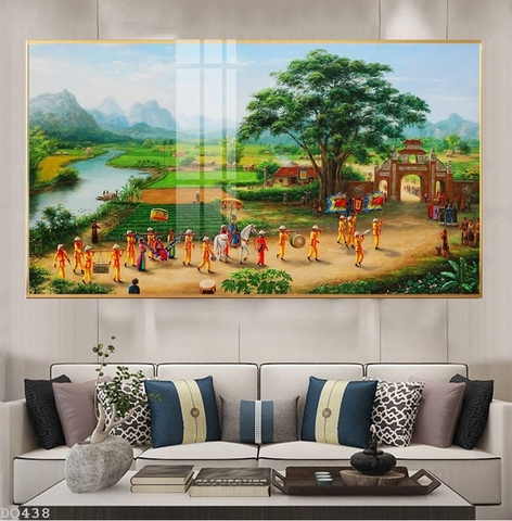 Tranh Phong Cảnh Đồng Quê | Tranh Ngọc Việt - Đắk Lắk | Tranh Ngọc Việt - Xưởng Tranh Đẹp Buôn Ma Thuột (BMT) DakLak