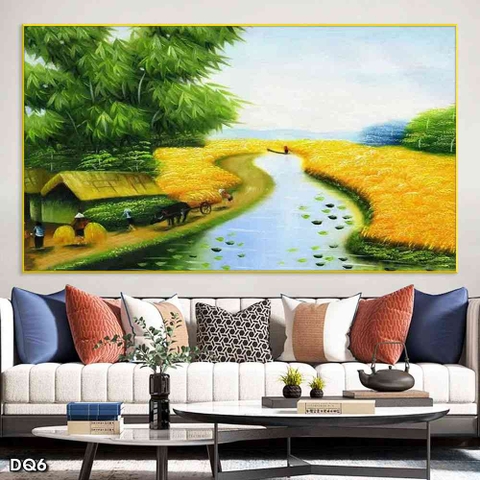 Tranh Phong Cảnh Đồng Quê | Tranh Ngọc Việt - Đắk Lắk | Tranh Ngọc Việt - Xưởng Tranh Đẹp Buôn Ma Thuột (BMT) DakLak