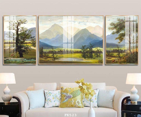 Tranh Phonh Cảnh Núi | Tranh Ngọc Việt - Đắk Lắk | Tranh Ngọc Việt - Xưởng Tranh Đẹp Buôn Ma Thuột (BMT) DakLak