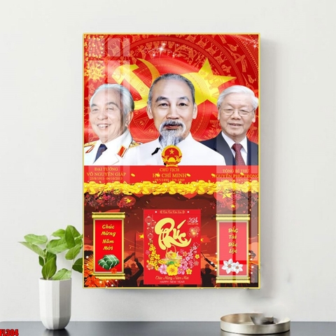 Tranh Bác Hồ - Bác Giáp - Bác Trọng | Tranh Ngọc Việt - Đắk Lắk | Tranh Ngọc Việt - Xưởng Tranh Đẹp Buôn Ma Thuột (BMT) DakLak