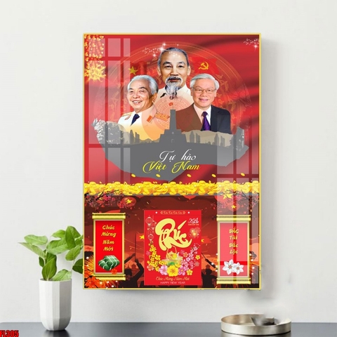 Tranh Bác Hồ - Bác Giáp - Bác Trọng | Tranh Ngọc Việt - Đắk Lắk | Tranh Ngọc Việt - Xưởng Tranh Đẹp Buôn Ma Thuột (BMT) DakLak