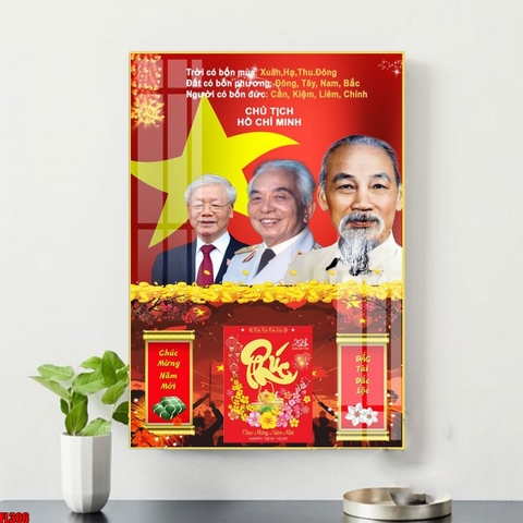 Tranh Bác Hồ - Bác Giáp - Bác Trọng | Tranh Ngọc Việt - Đắk Lắk | Tranh Ngọc Việt - Xưởng Tranh Đẹp Buôn Ma Thuột (BMT) DakLak