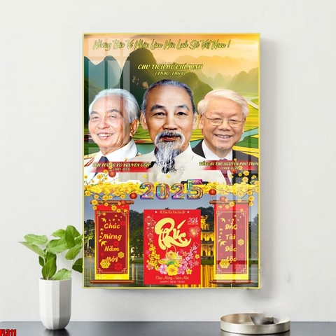 Tranh Bác Hồ - Bác Giáp - Bác Trọng | Tranh Ngọc Việt - Đắk Lắk | Tranh Ngọc Việt - Xưởng Tranh Đẹp Buôn Ma Thuột (BMT) DakLak