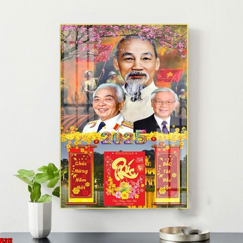 Tranh Bác Hồ - Bác Giáp - Bác Trọng | Tranh Ngọc Việt - Đắk Lắk | Tranh Ngọc Việt - Xưởng Tranh Đẹp Buôn Ma Thuột (BMT) DakLak