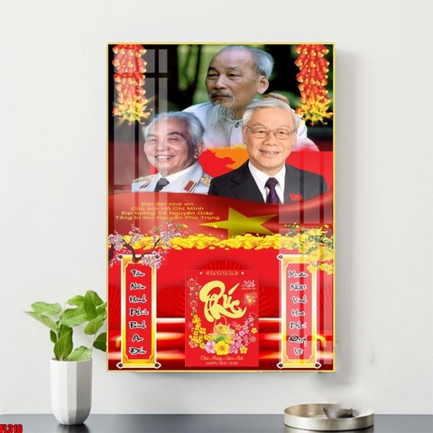 Tranh Bác Hồ - Bác Giáp - Bác Trọng | Tranh Ngọc Việt - Đắk Lắk | Tranh Ngọc Việt - Xưởng Tranh Đẹp Buôn Ma Thuột (BMT) DakLak