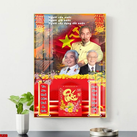 Tranh Bác Hồ - Bác Giáp - Bác Trọng | Tranh Ngọc Việt - Đắk Lắk | Tranh Ngọc Việt - Xưởng Tranh Đẹp Buôn Ma Thuột (BMT) DakLak