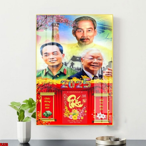 Tranh Bác Hồ - Bác Giáp - Bác Trọng | Tranh Ngọc Việt - Đắk Lắk | Tranh Ngọc Việt - Xưởng Tranh Đẹp Buôn Ma Thuột (BMT) DakLak