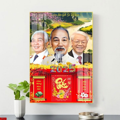 Tranh Bác Hồ - Bác Giáp - Bác Trọng | Tranh Ngọc Việt - Đắk Lắk | Tranh Ngọc Việt - Xưởng Tranh Đẹp Buôn Ma Thuột (BMT) DakLak