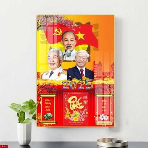 Tranh Bác Hồ - Bác Giáp - Bác Trọng | Tranh Ngọc Việt - Đắk Lắk | Tranh Ngọc Việt - Xưởng Tranh Đẹp Buôn Ma Thuột (BMT) DakLak