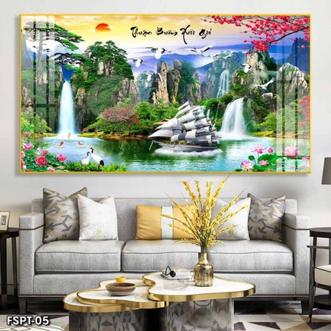 Tranh Thuận Buồm Xuôi Gió | Tranh Ngọc Việt - Đắk Lắk | Tranh Ngọc Việt - Xưởng Tranh Đẹp Buôn Ma Thuột (BMT) DakLak