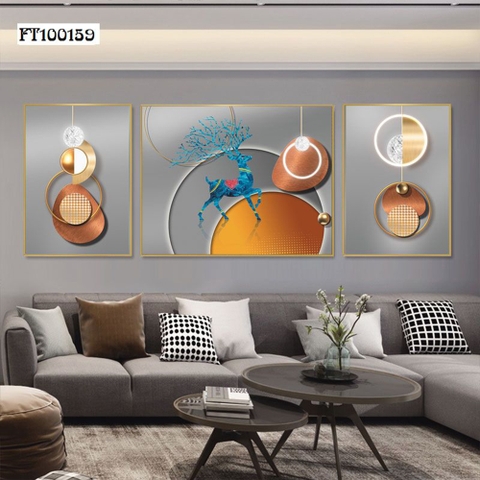 Tranh Hươu Tài Lộc | Tranh Ngọc Việt - Đắk Lắk | Tranh Ngọc Việt - Xưởng Tranh Đẹp Buôn Ma Thuột (BMT) DakLak