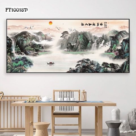 Tranh Thủy Mặc Trung Hoa | Tranh Ngọc Việt - Đắk Lắk | Tranh Ngọc Việt - Xưởng Tranh Đẹp Buôn Ma Thuột (BMT) DakLak