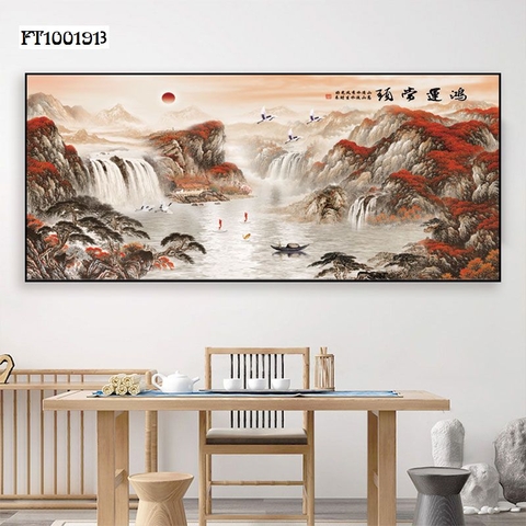 Tranh Thủy Mặc Trung Hoa | Tranh Ngọc Việt - Đắk Lắk | Tranh Ngọc Việt - Xưởng Tranh Đẹp Buôn Ma Thuột (BMT) DakLak