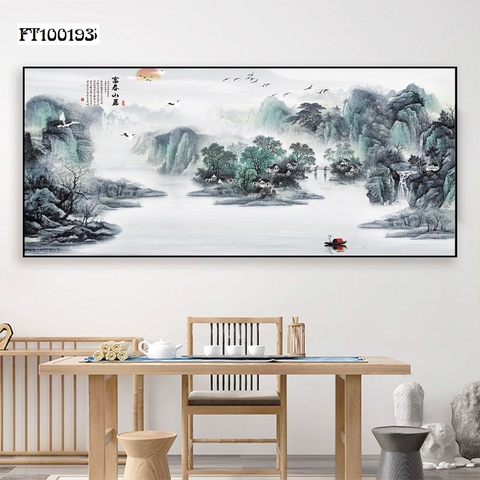 Tranh Thủy Mặc Trung Hoa | Tranh Ngọc Việt - Đắk Lắk | Tranh Ngọc Việt - Xưởng Tranh Đẹp Buôn Ma Thuột (BMT) DakLak