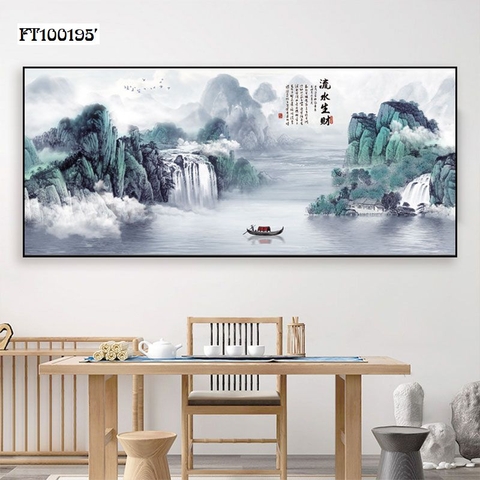 Tranh Thủy Mặc Trung Hoa | Tranh Ngọc Việt - Đắk Lắk | Tranh Ngọc Việt - Xưởng Tranh Đẹp Buôn Ma Thuột (BMT) DakLak