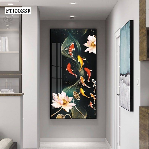 Tranh Cửu Ngư Quần Hội | Tranh Ngọc Việt - Đắk Lắk | Tranh Ngọc Việt - Xưởng Tranh Đẹp Buôn Ma Thuột (BMT) DakLak